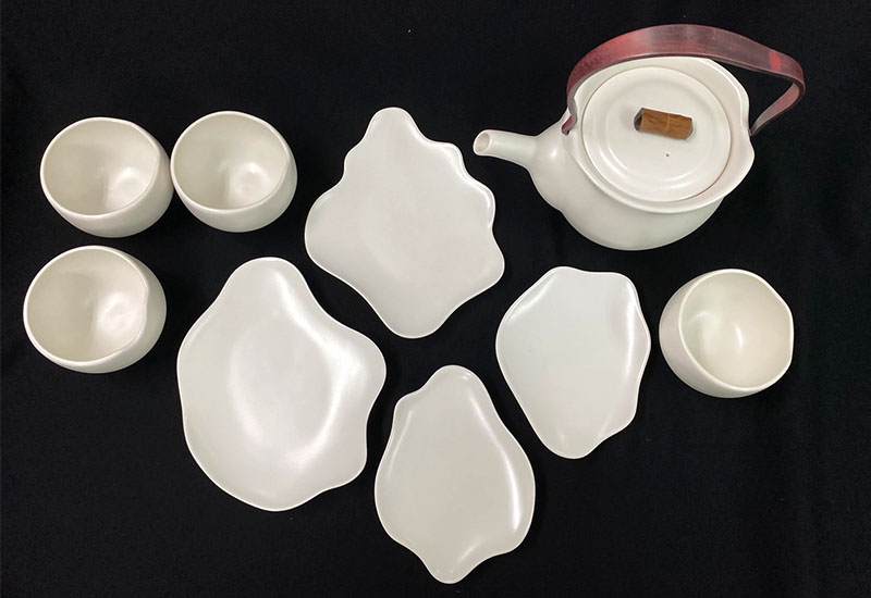 雙鴻 漾 Ripple-白瓷茶組(9件) 茶具組